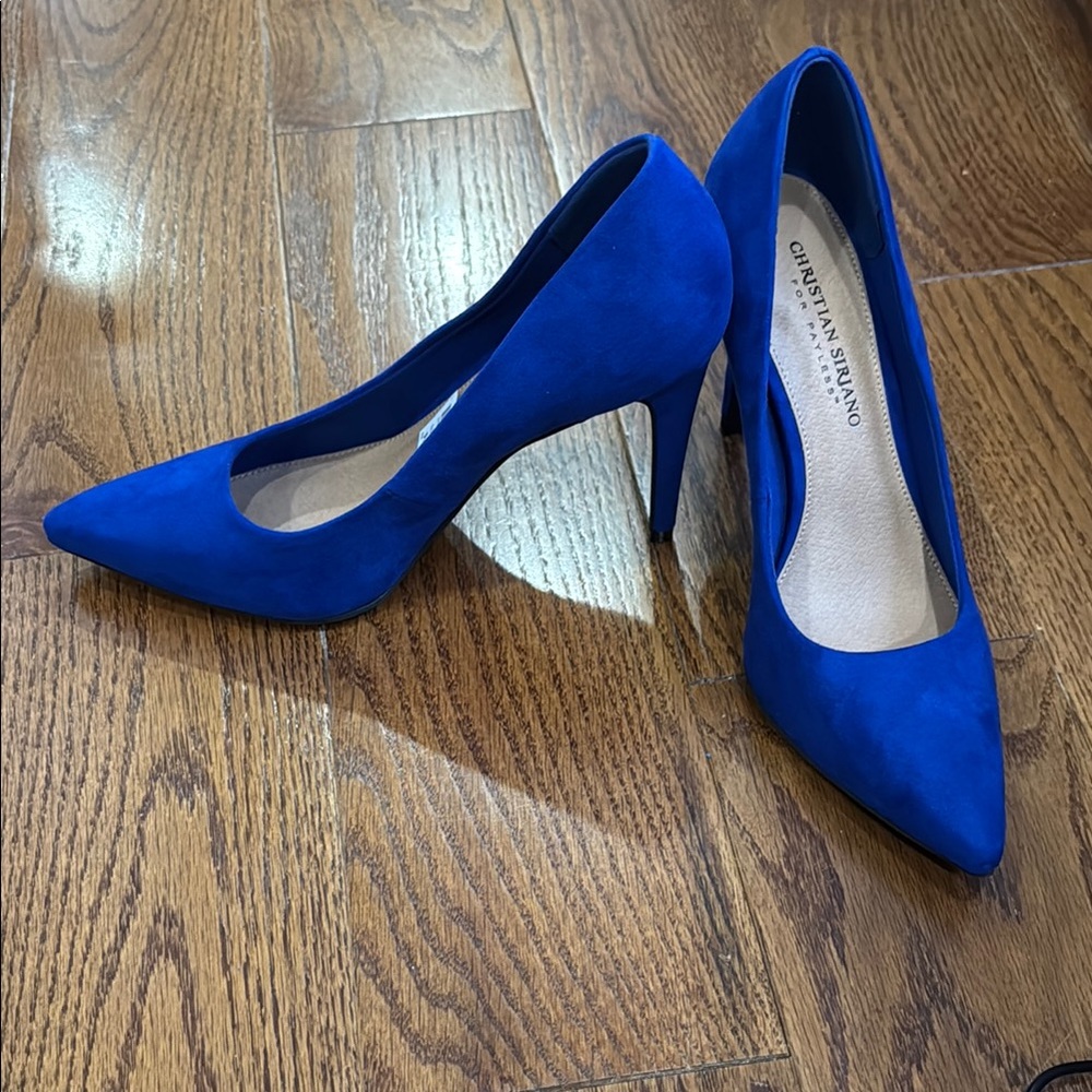 Christian Siriano Women's Blue Heels